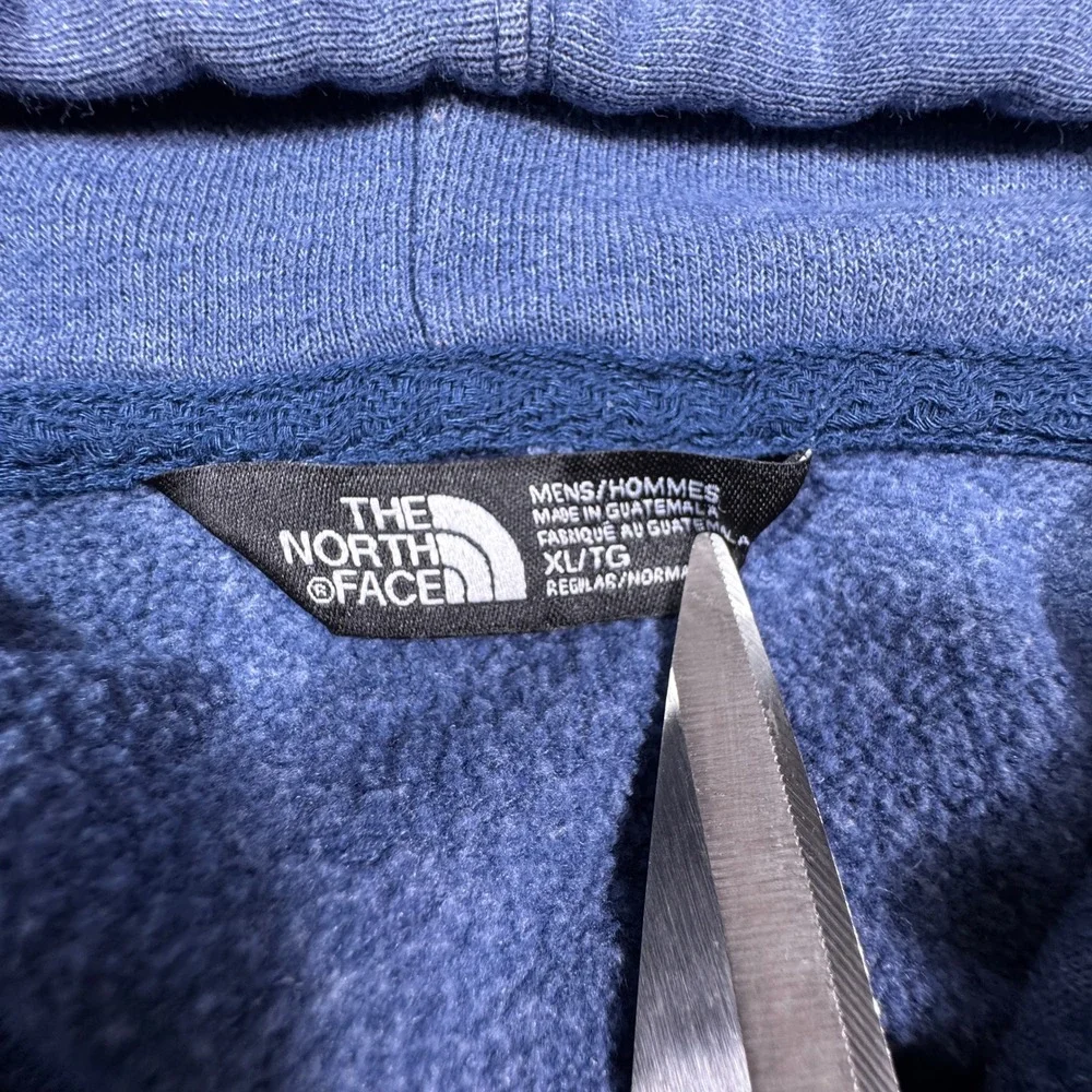 The North Face Mens XL Blue California Bear Graphic Pullover Hoodie‎ Sweatshirt